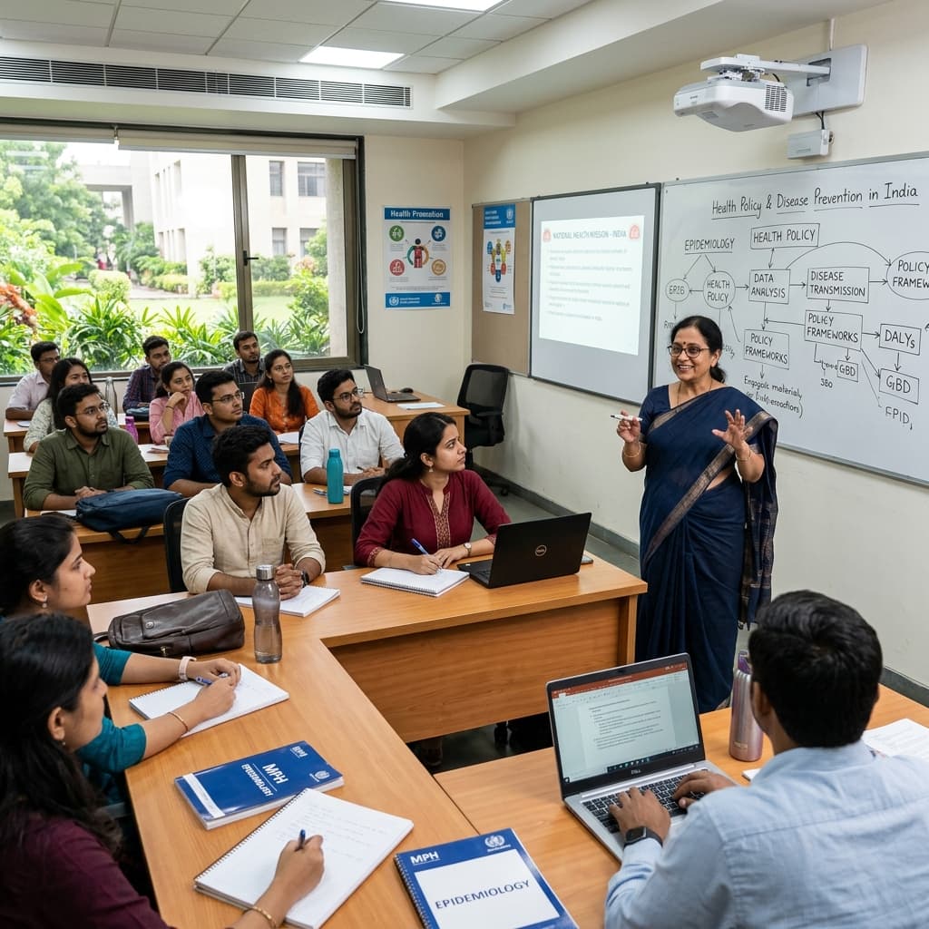 Faculty and postgraduate scholars in health policy seminar